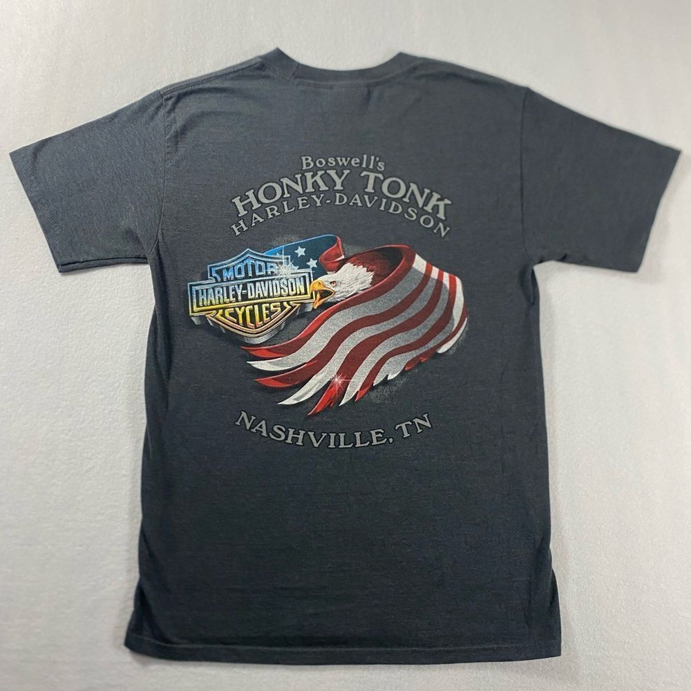 Harley-Davidson T Shirt Boswell’s Music City Honky Tonk Nashville TN size Small